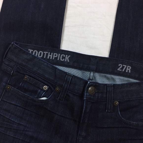 J. Crew Denim - J. Crew dark wash toothpick skinny jeans 27